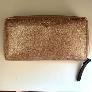 Kate spade glitter pink wallet